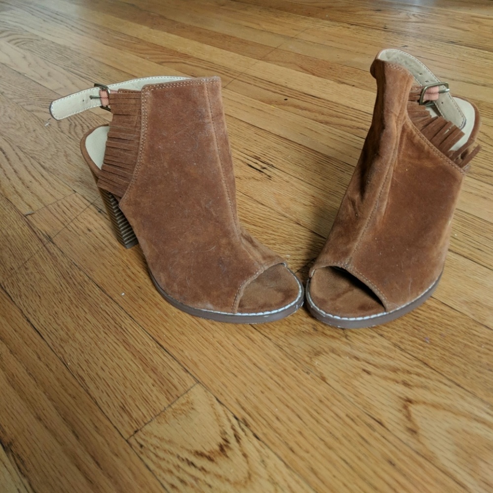 Suede booties